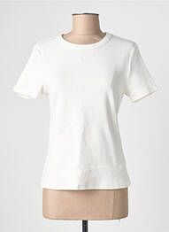 T-shirt stretch manches courtes blanc GRACE & MILA femme