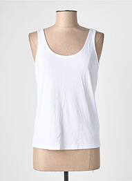 Débardeur coupe cintrée sans manche blanc PIECES femme