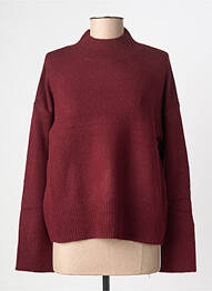 Pull stretch manches longues violet GRACE & MILA femme