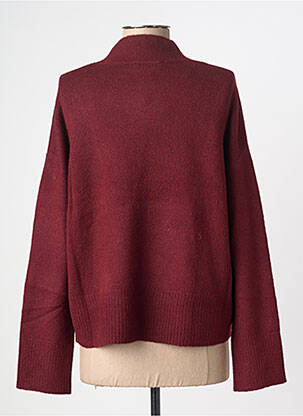 Pull coupe droite manches longues violet GRACE & MILA femme