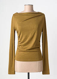 T-shirt manches longues manches longues vert GRACE & MILA femme