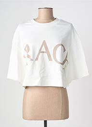 Top manches courtes manches courtes blanc GRACE & MILA femme