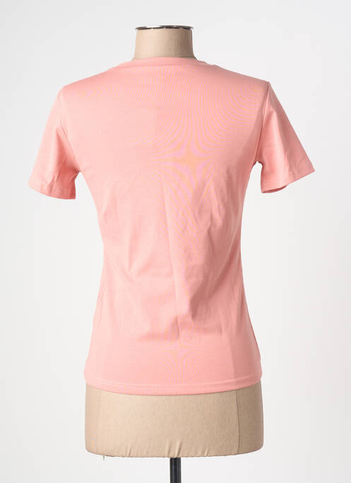 T-shirt stretch manches courtes rose GRACE & MILA femme