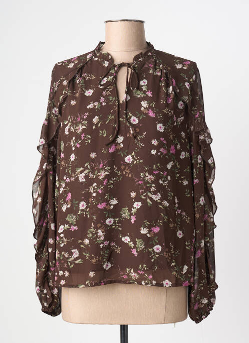 Blouse marron CERISE BLUE femme