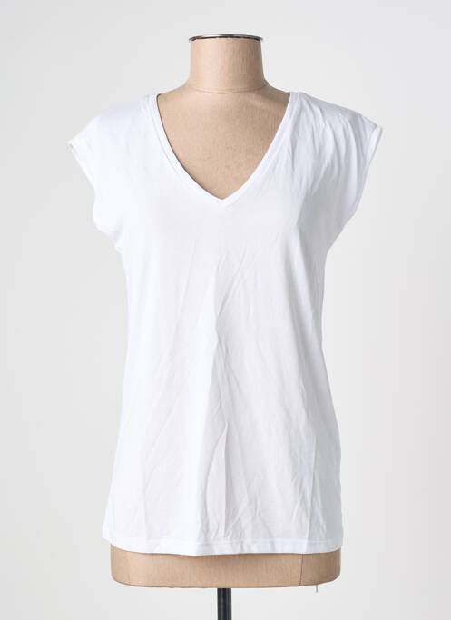 T-shirt blanc PIECES femme