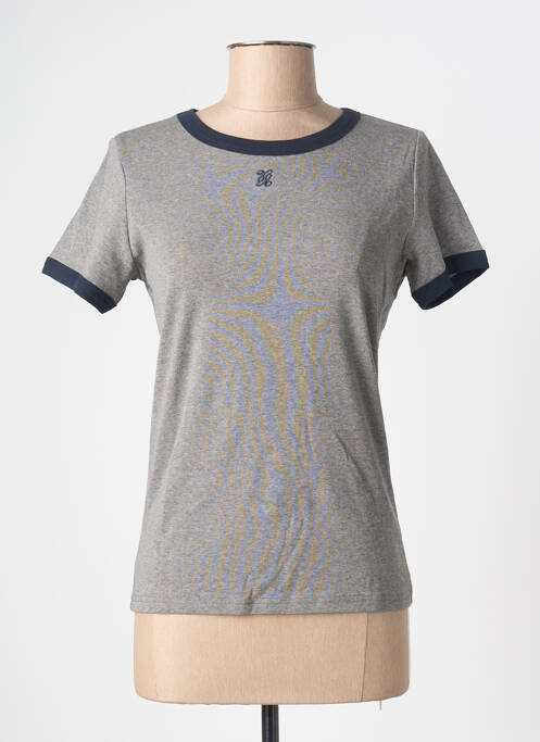 T-shirt gris GRACE & MILA femme
