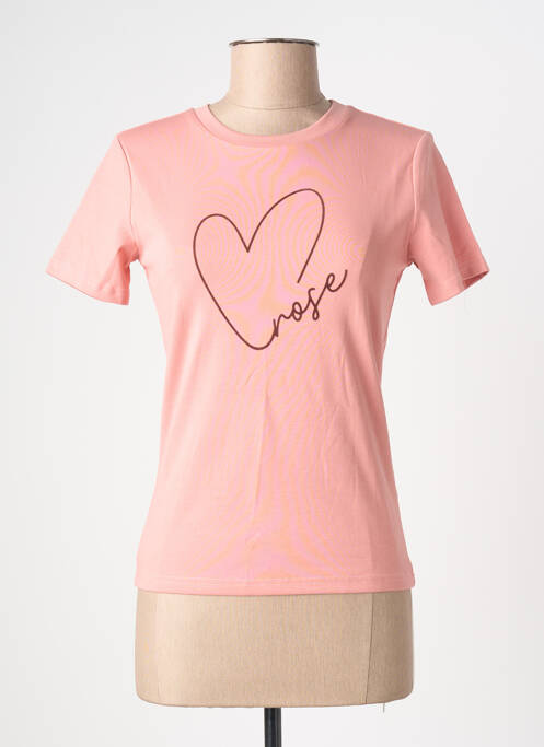 T-shirt rose GRACE & MILA femme