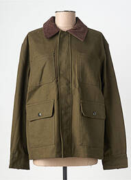 Veste casual coupe droite vert GRACE & MILA femme