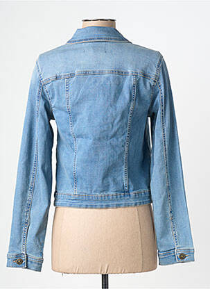 Veste casual col chemisier bleu PIECES femme