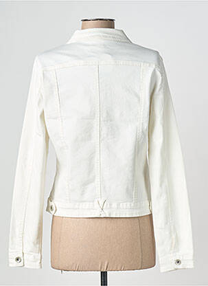 Veste casual col chemisier blanc ONADO femme