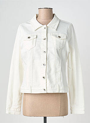 Veste casual col chemisier blanc ONADO femme