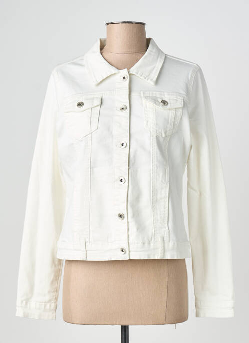 Veste casual col chemisier blanc ONADO femme