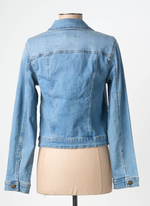 Veste casual col chemisier bleu PIECES femme