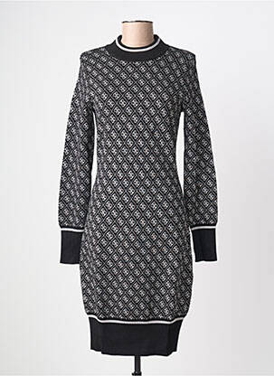 Robe pull manches longues manches longues noir GUESS femme