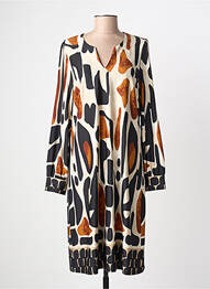 Robe mi-longue manches longues manches longues noir K-DESIGN femme