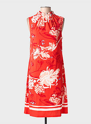 Robe courte sans manche sans manche orange S.OLIVER femme