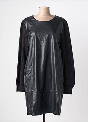 Robe courte manches longues manches longues noir K-DESIGN femme