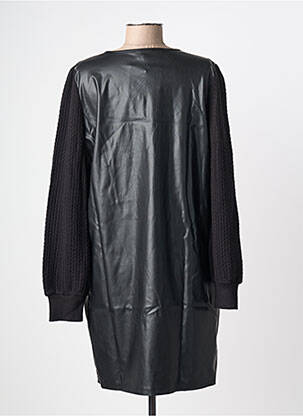Robe courte manches longues manches longues noir K-DESIGN femme