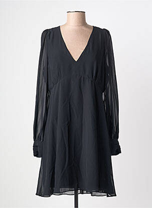 Robe courte fermeture zippée au dos manches longues noir ESPRIT femme