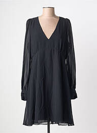 Robe courte fermeture zippée au dos manches longues noir ESPRIT femme