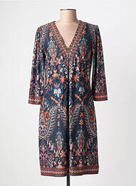 Robe courte manches longues manches longues noir K-DESIGN femme