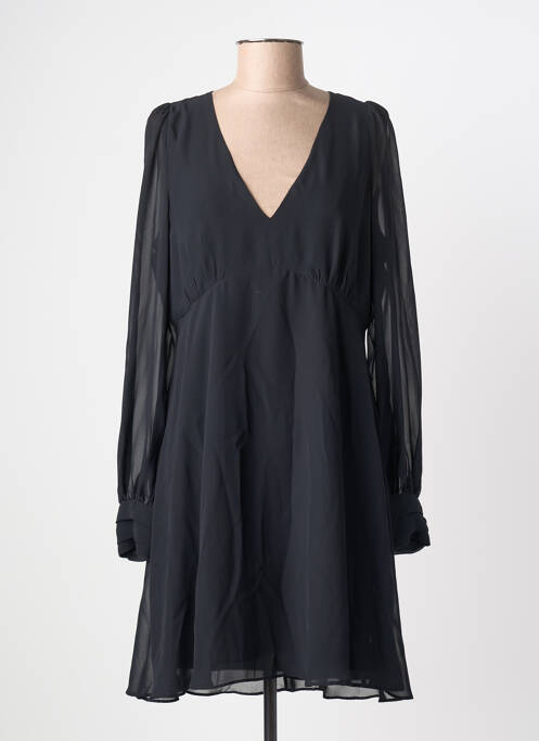 Robe courte fermeture zippée au dos manches longues noir ESPRIT femme