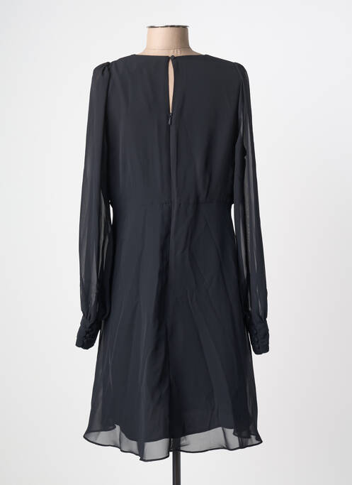 Robe courte fermeture zippée au dos manches longues noir ESPRIT femme