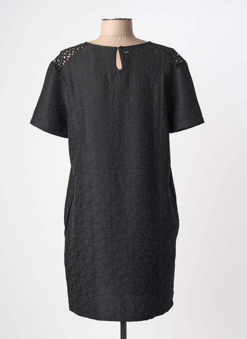 Robe courte manches courtes manches courtes noir KAPORAL femme