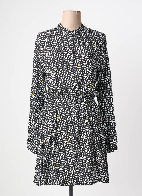 Robe courte manches longues manches longues noir GAUDI femme