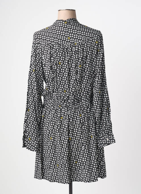 Robe courte manches longues manches longues noir GAUDI femme