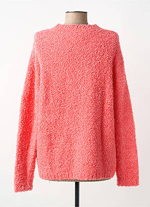 Pull stretch manches longues rose STREET ONE femme