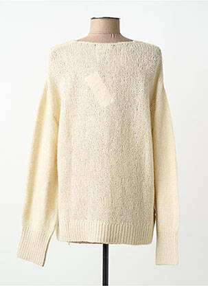 Pull coupe droite manches longues beige S.OLIVER femme