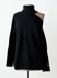 Pull manches longues manches longues noir GUESS femme