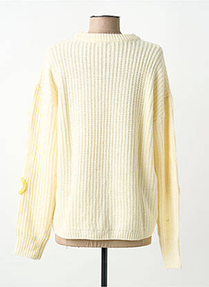 Pull coupe droite manches longues jaune ZOE ZONE OF EMBROIDERED femme