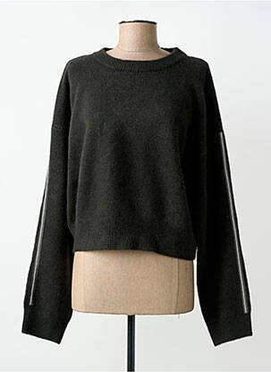 Pull coupe droite manches longues gris KAPORAL femme