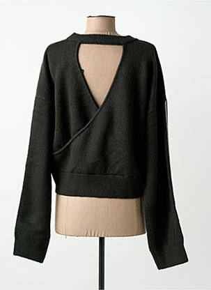 Pull coupe droite manches longues gris KAPORAL femme