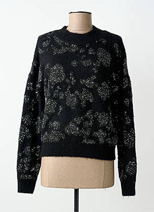 Pull coupe droite manches longues noir S.OLIVER femme