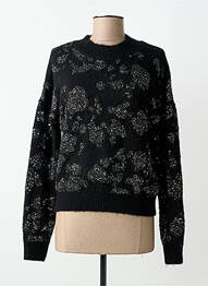 Pull col rond manches longues noir S.OLIVER femme