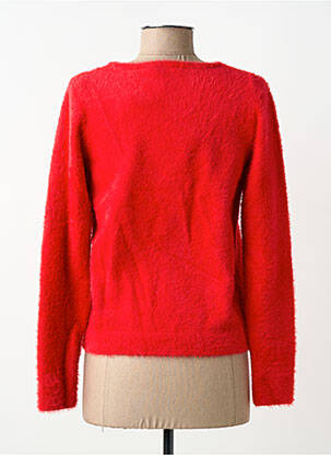 Pull coupe cintrée manches longues rouge MORGAN femme