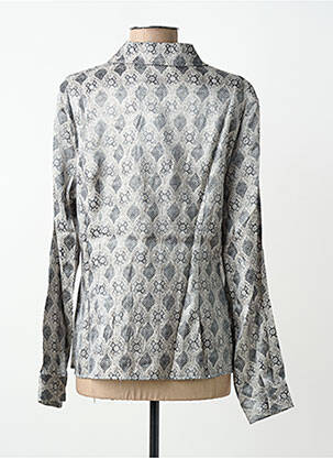 Chemisier coupe cintrée manches longues gris GOA GOA femme