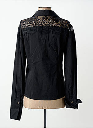 Chemisier coupe cintrée manches longues noir LOLA CASADEMUNT femme