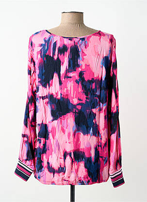 Blouse imprimé fantaisie manches longues rose STREET ONE femme