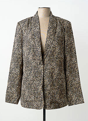 Blazer finition intérieure doublée noir LE TEMPS DES CERISES femme