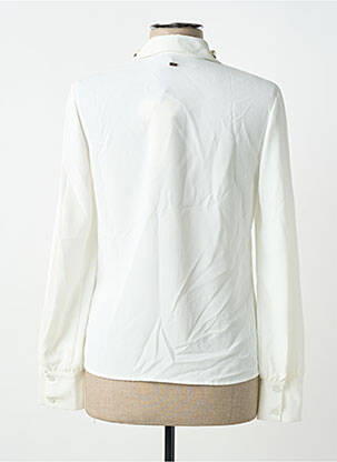 Chemisier coupe cintrée manches longues blanc GAUDI femme