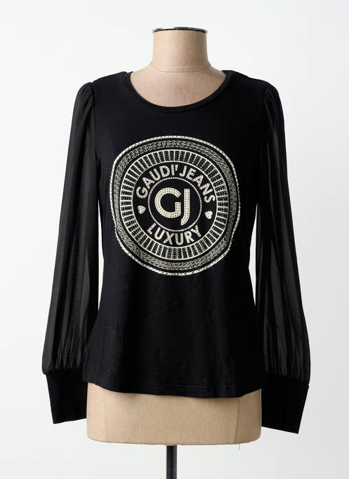 T-shirt manches longues manches longues noir GAUDI femme