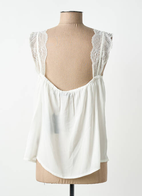 Top sans manche sans manche blanc KAPORAL femme