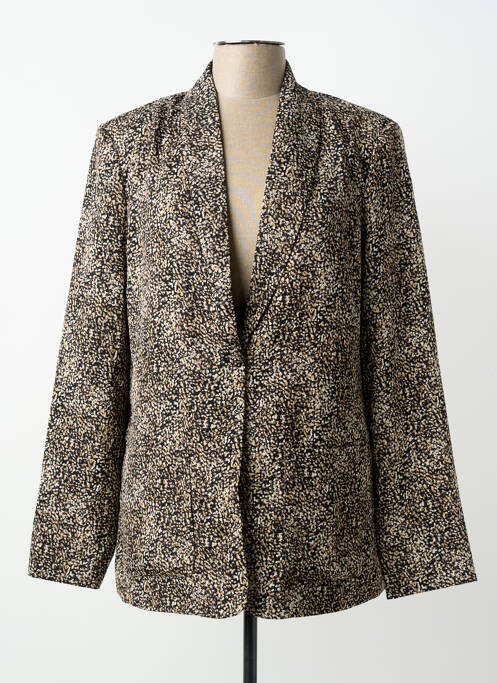 Blazer finition intérieure doublée noir LE TEMPS DES CERISES femme