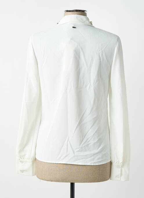 Chemisier coupe cintrée manches longues blanc GAUDI femme