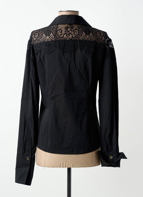 Chemisier coupe cintrée manches longues noir LOLA CASADEMUNT femme