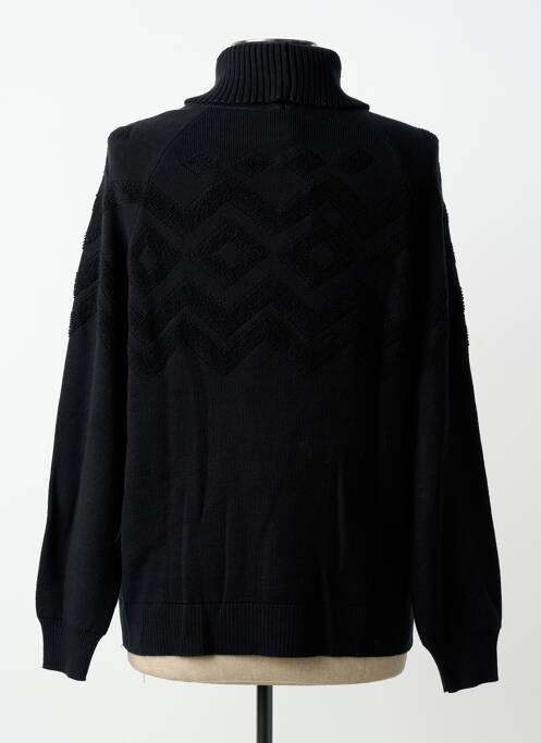 Pull col roulé noir STREET ONE femme